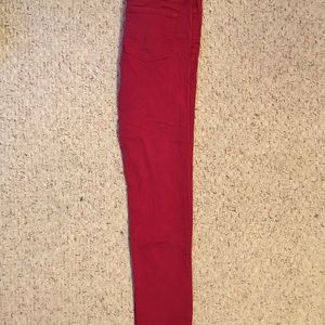 Bullhead Black Red Jean Leggings